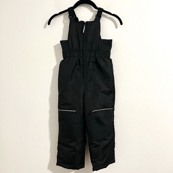 Swiss Tech Snow Suit Toddler 4T Black Ski Bibs Pants Overalls Insulated Outdoor - Picture 1 of 5